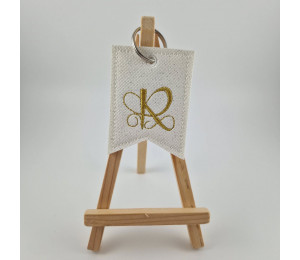 ADVENTSKALENDER 16. Dezember - Stickserie ITH Wimpel Monogram